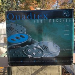 Like New Quadtex Foot Massager,soothing heat
