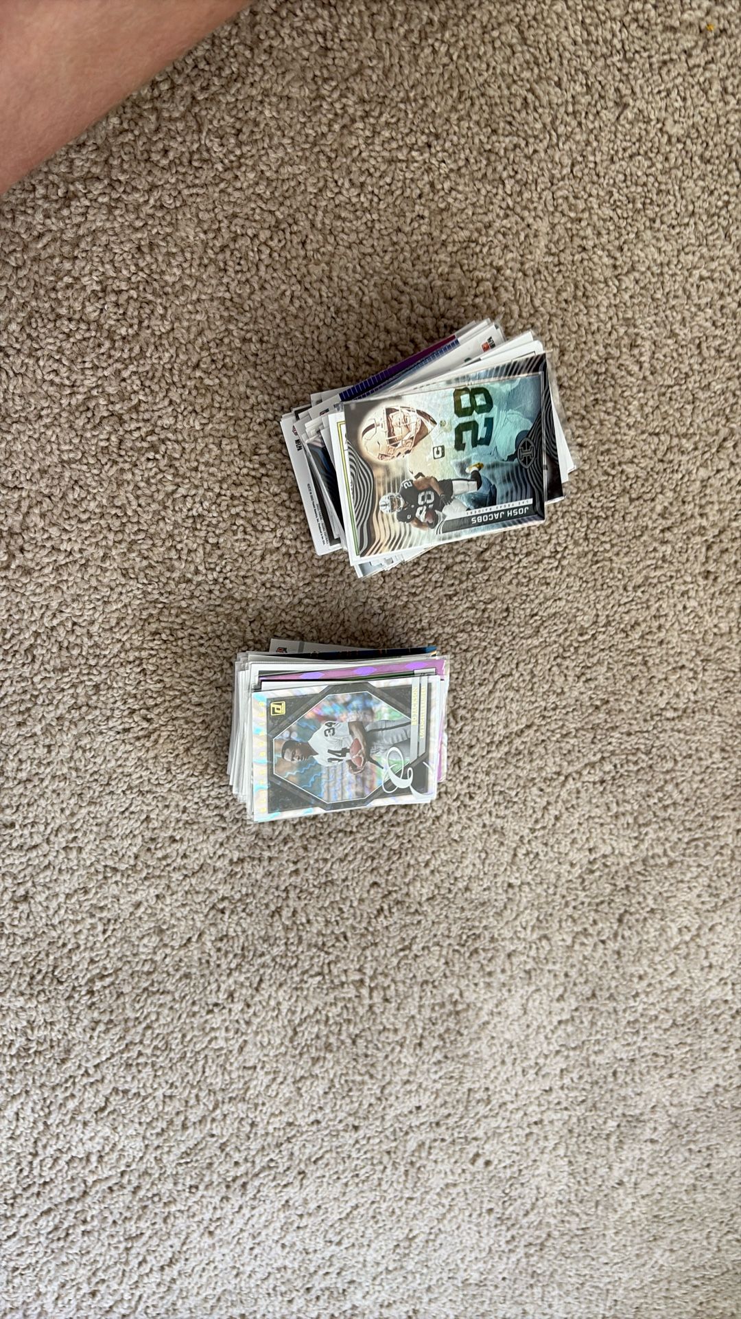 Have A Bunch Of Football Cards Ask For Anyone Willing To Negotiate