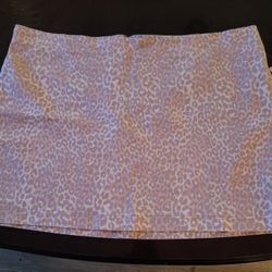 Wild Fable NWT Leopard/Cheetah Pink Skirt Sz 26 W