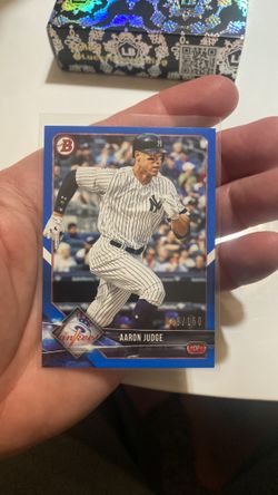 2018 Bowman Blue 43/150 Aaron Judge #24 0p1e