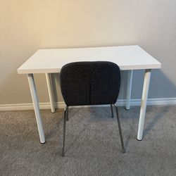 Desk and chair