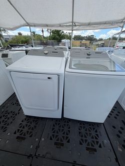 Samsung Top Load Washer and Dryer Set extra large capacity