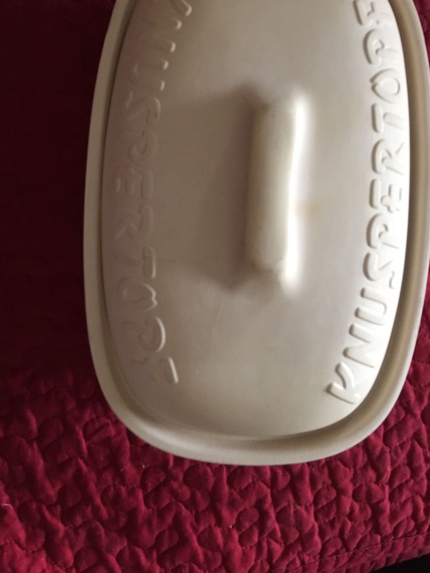 Vintage West Germany Knuspertopf Microwell ceramic 850 roaster with life HD