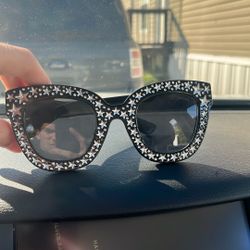 gucci GOLD CAT EYE STAR sunglasses