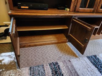Six piece sectional entertainment set