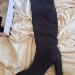 Thigh High Suede Boots