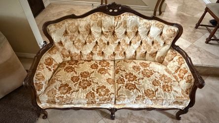 Elegant 1980’s Victorian style 3 piece Couch Set OBO