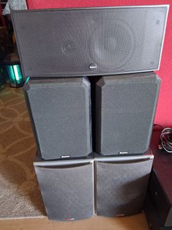 Lot of #5 Polk Audio Monitor 30 & Boston Acoustic HD5 and CR1 Lot of #5