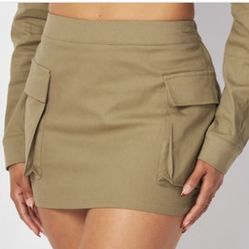 Cargo Skirt S/M And L/Xl 