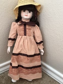 Porcelain Doll with clothes