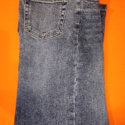  Size: 30/27  Witty Fox Women's Wide Leg Acid Wash Denim Jeans 