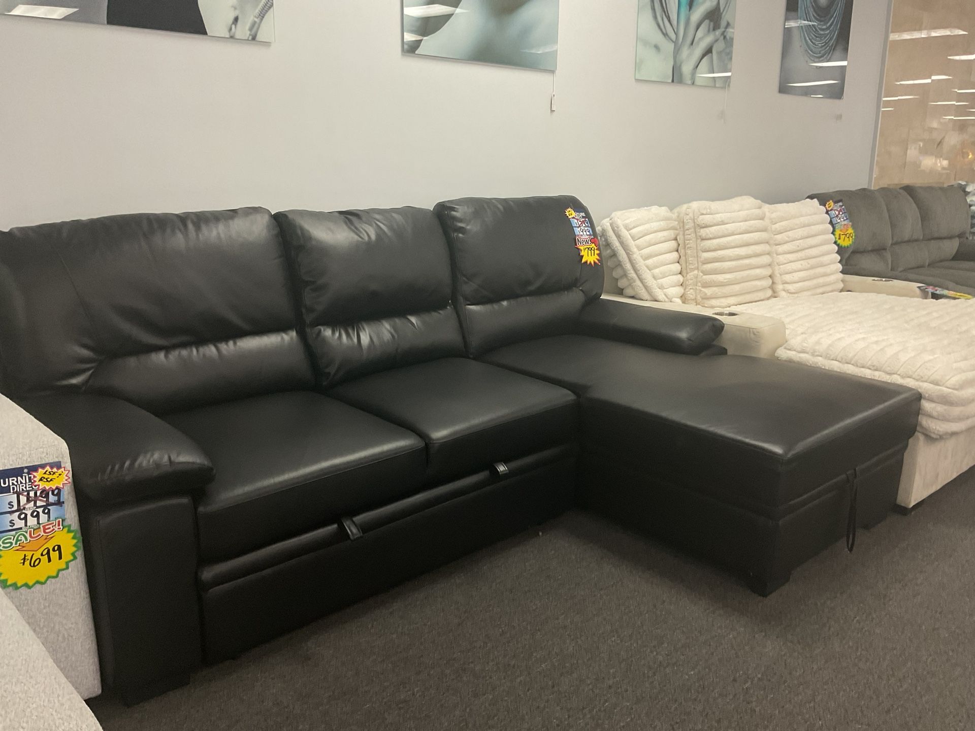 Huge liquidation furniture sale now. Stunning sleeper sofa 30% OFF. WE DELIVER