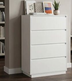4 drawer dresser white wood
