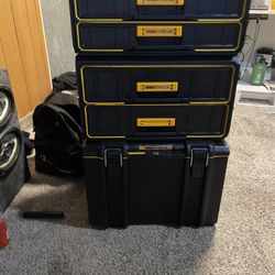 Dewalt Stackable Boxes 3 Pieces Brand New