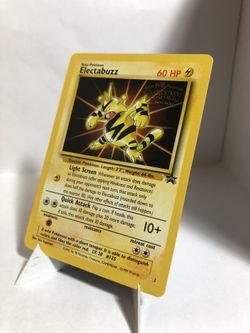 Pokemon Electabuzz Kids WB The First Movie Black Star Promo Card #2 for Sale  in Buena Park, CA - OfferUp