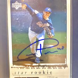 Carl Pavano Autographed Rookie Card