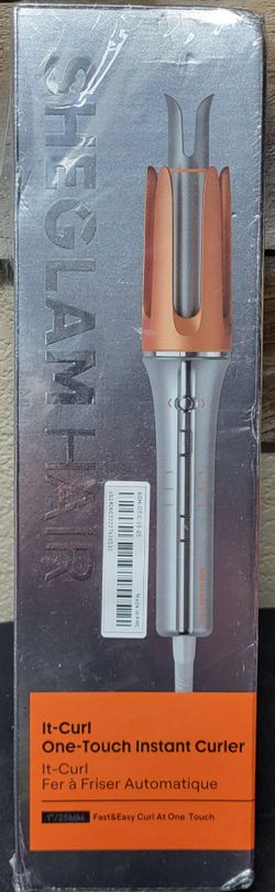 *NEW* SHEGLAM Hair It-Curl Instant Curler w/2-Way Rotation & Fast Heating SEALED