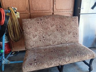 Antique style love seat, bench