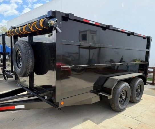DUMP TRAILER 8X4X12 SMOOTH WALLS