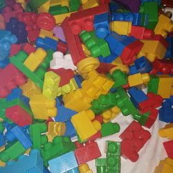  Lot Of 200+ MEGA BLOCKS