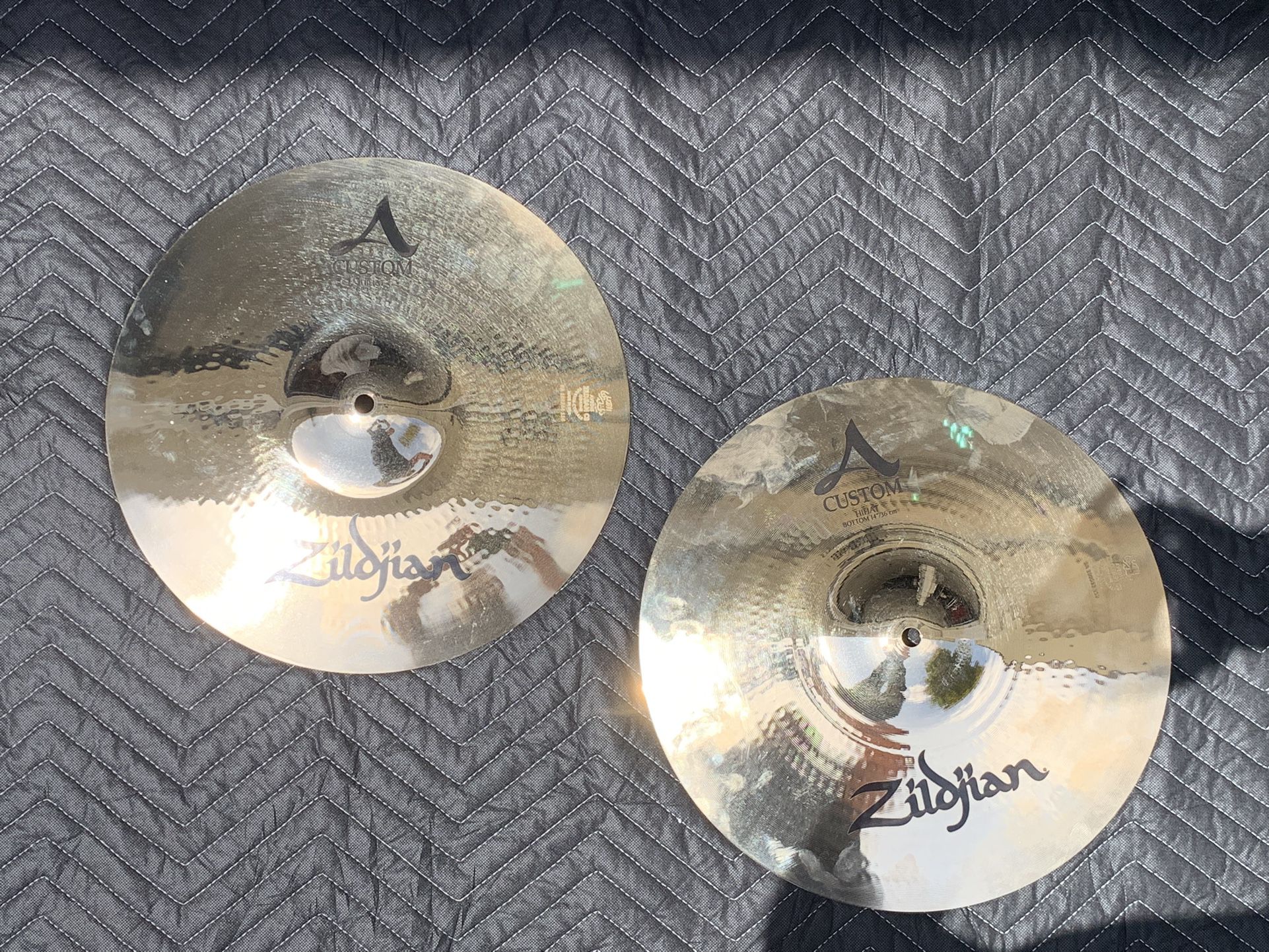 Zildjian A Custom Series 14” Hi Hat Drum Cymbals BRAND NEW Retails for $429