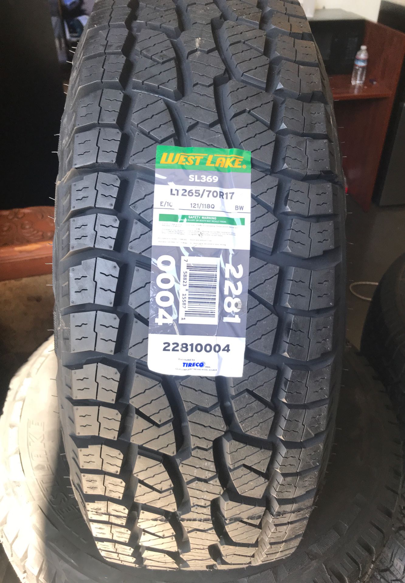 LT265/70R17. $450 Tax and labor not included