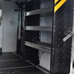 Shelving units And Cab Divider. 