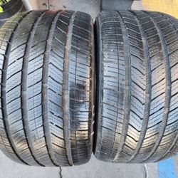 2 USED TIRES BRIDGESTONE 255/40/19