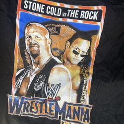 Stone cold & The Rock Wwe Shirt XL new 
