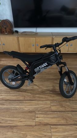 GOTRAX Fitz16 Electric Dirt Bike for Kids Ages 8+, 36V Battery,16 miles, 16" Off-Road Tires, Dual Suspension,Black