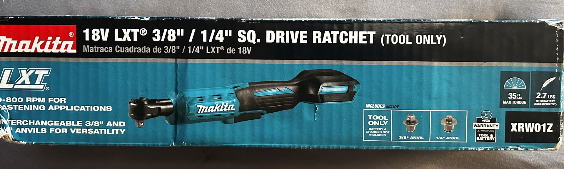 Makita 18V Drive Ratchet 