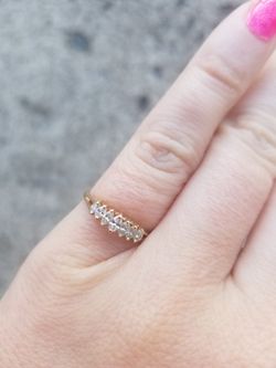14k diamond ring
