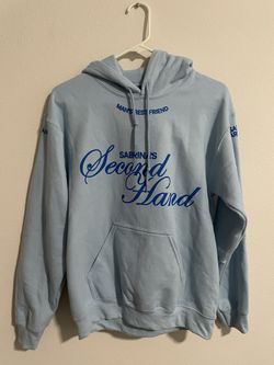 Sabrina Carpenter Second Hand Hoodie Small Light Blue Cash App Collab Limited