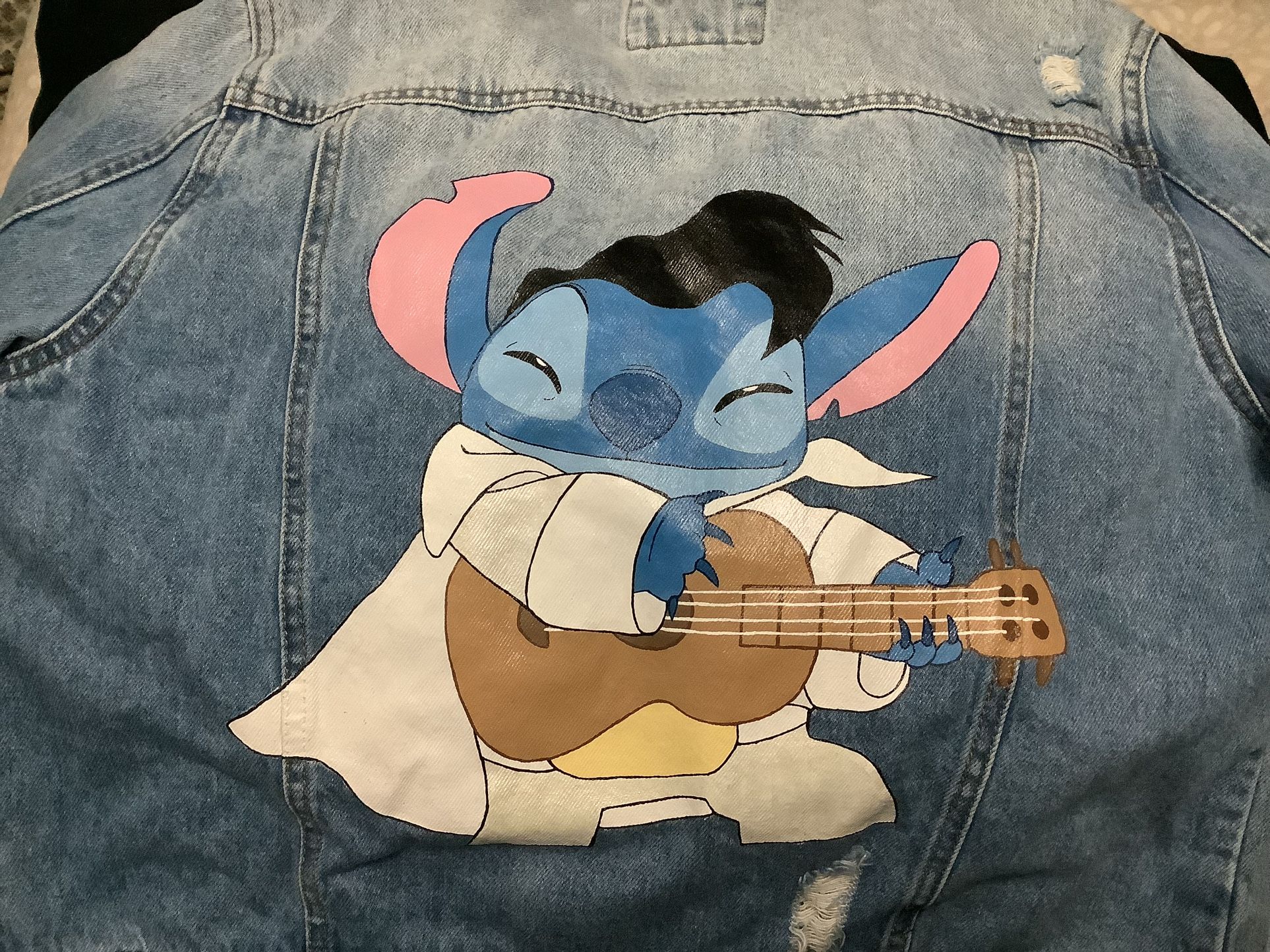 Denim Jacket Lilo & Stitch
