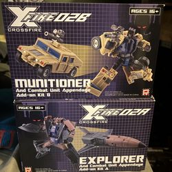 Transformers 3rd party x fire swindle and blastoff