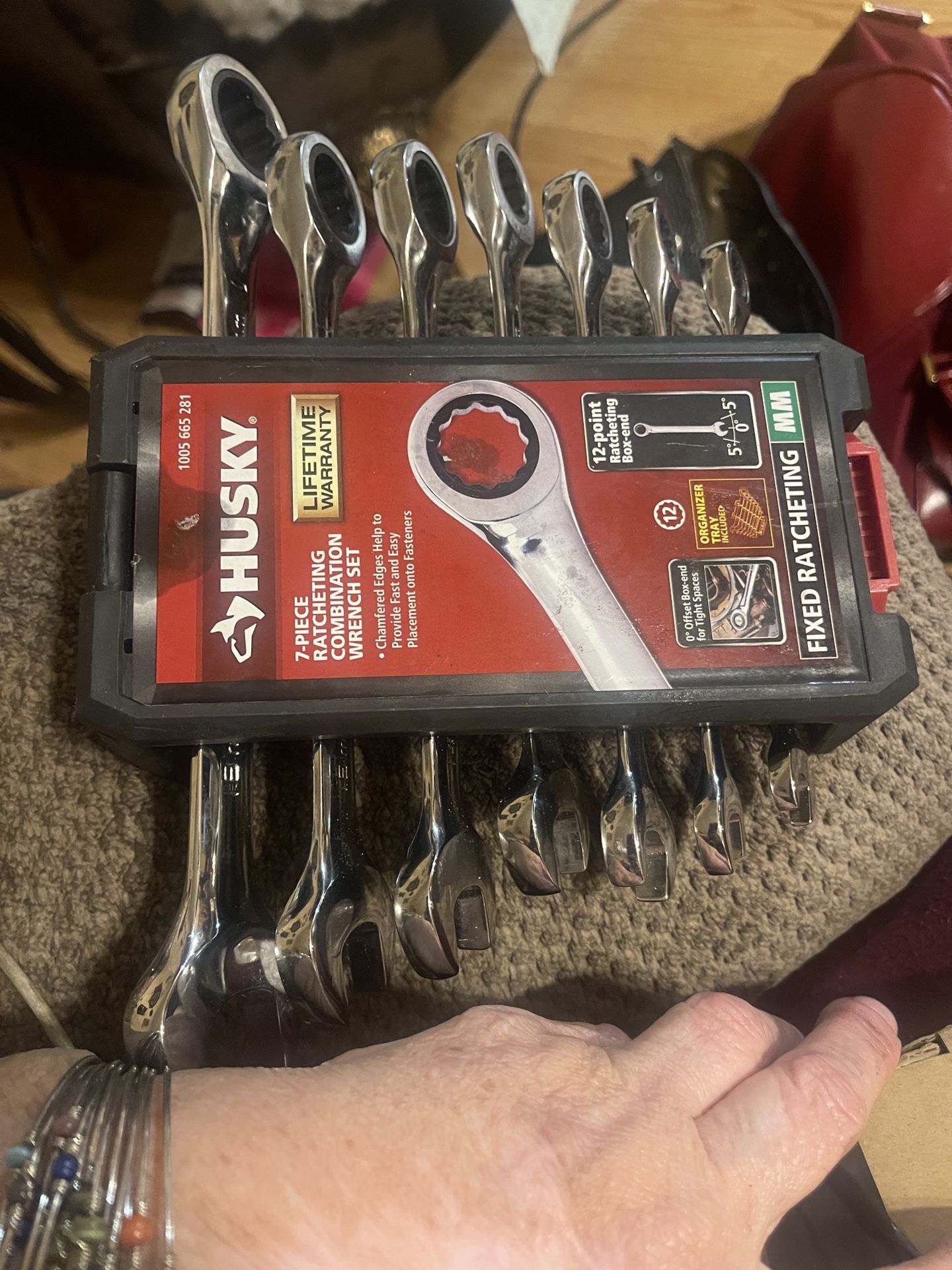 7 Piece Fixed Ratcheting Combination Set MM