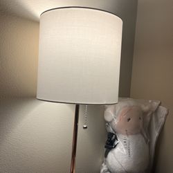 High End Table Lamp - Rose Gold 