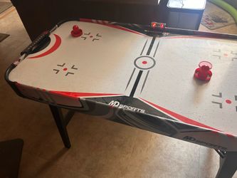 MD Sports Easy Assembly 48" Air Powered Hockey Table, Compact with Digital Scoring