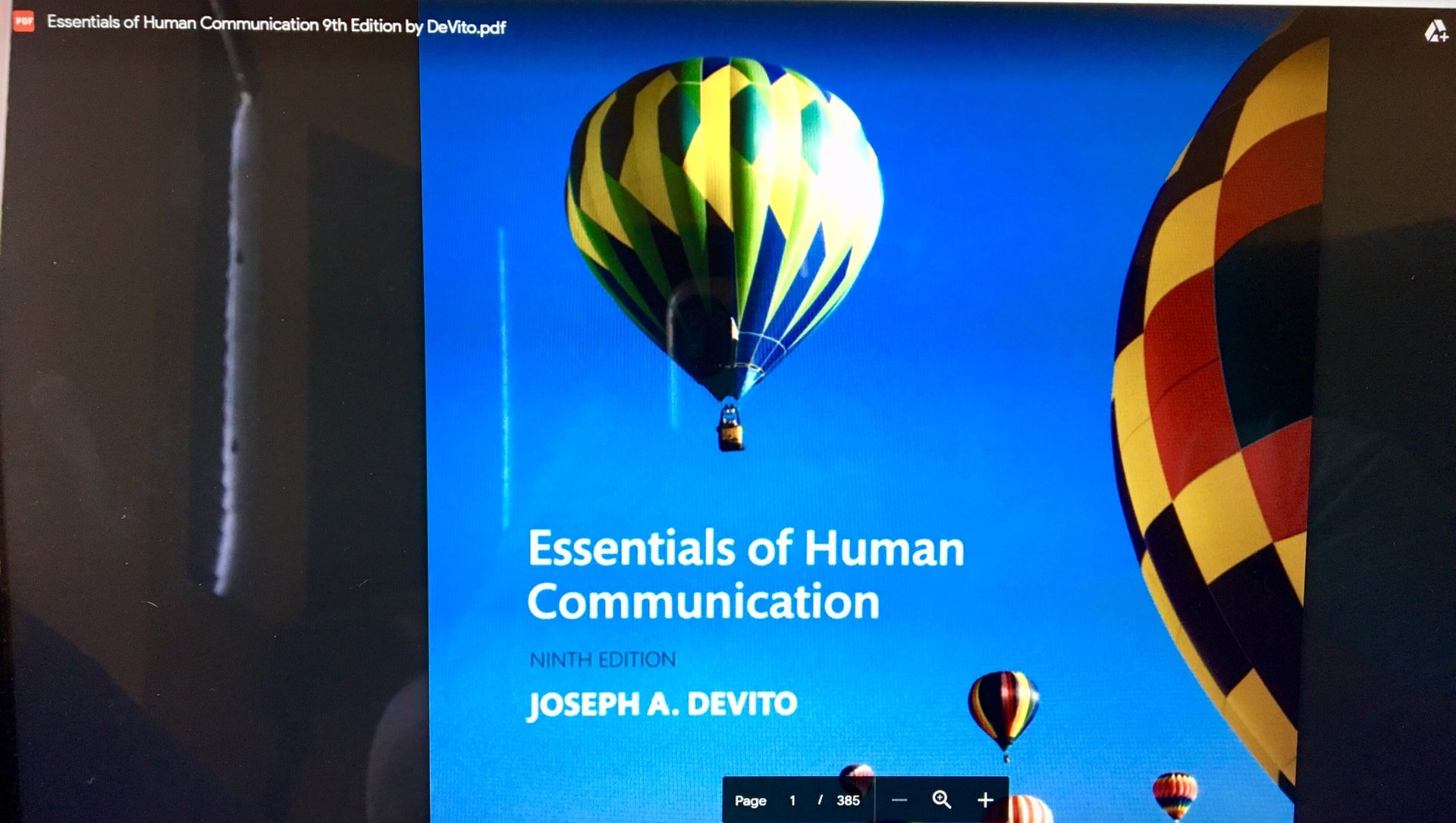 Essentials of Human Communication 9th Edition (Book in PDF)