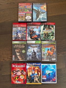 Video Game & DVD Bundle – 11 Items