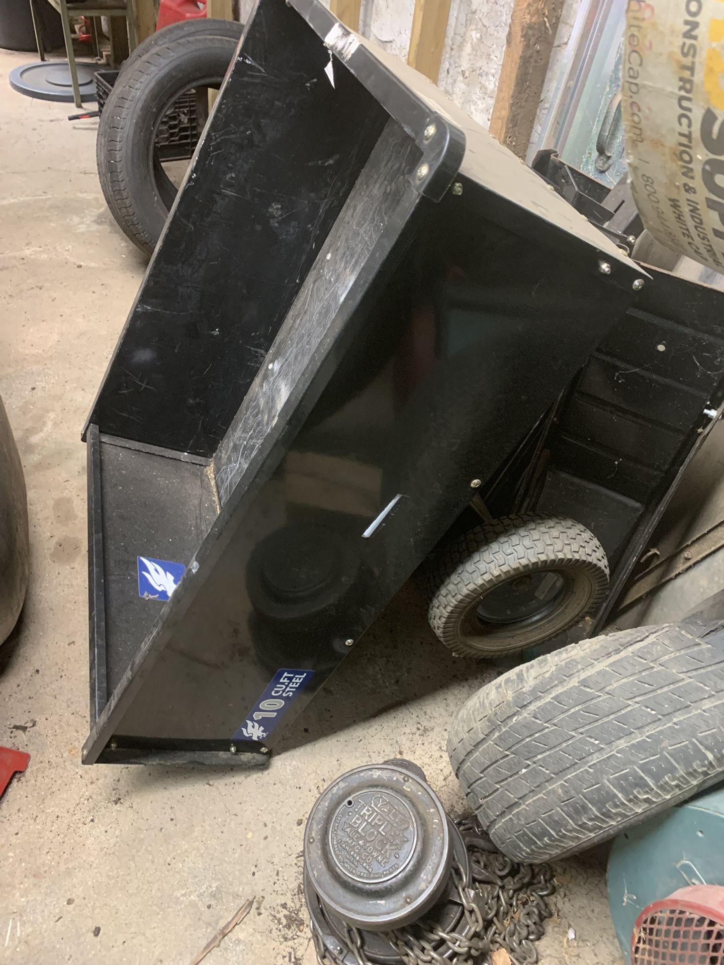 Mini Mower Trailer 10 Cu Foot