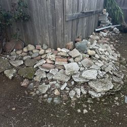 Bricks , Cement , Rock ,  MIXED  FREE YOU HAUL