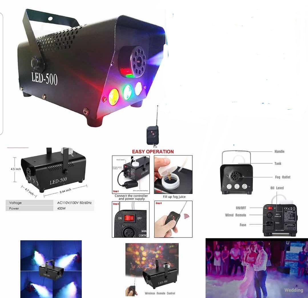 Smoke machine, suitable for wedding, stage, party, etc