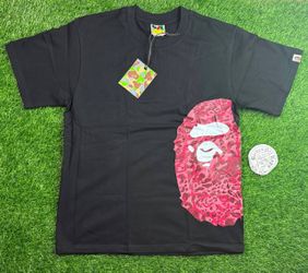 BAPE Short Sleave Black Tee Shirt