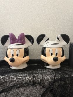 MICKEY & MINNIE MUMMY CANISTERS
