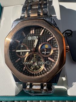 BIBI Automatic Tourbillon Watch Rose Gold