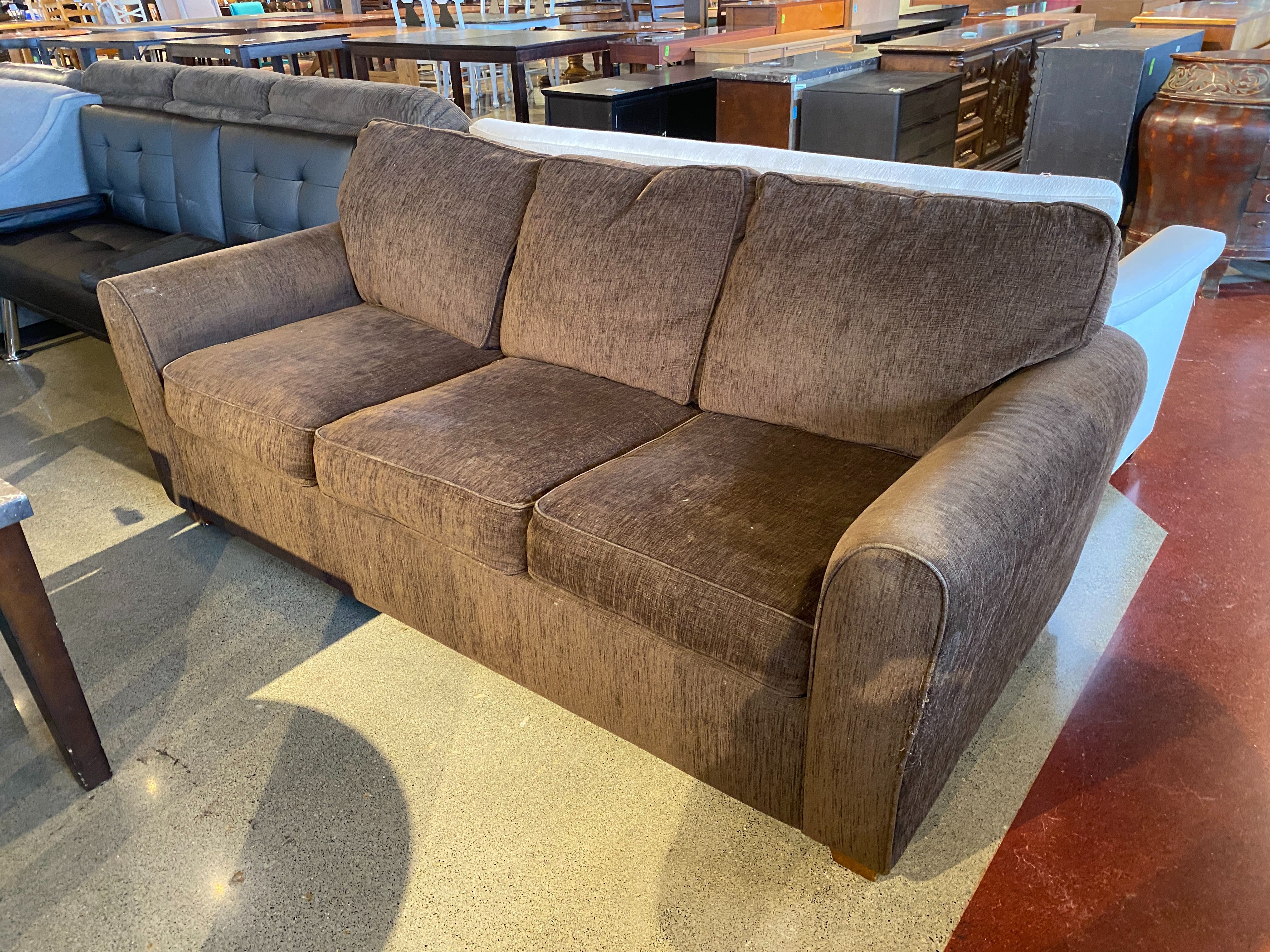 LA-Z-BOY Brown Three Seater Sleeper Sofa