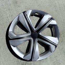 ONE (1) 16” Honda Civic Wheel Cover (Hubcap) – Black & Chrome – Single
