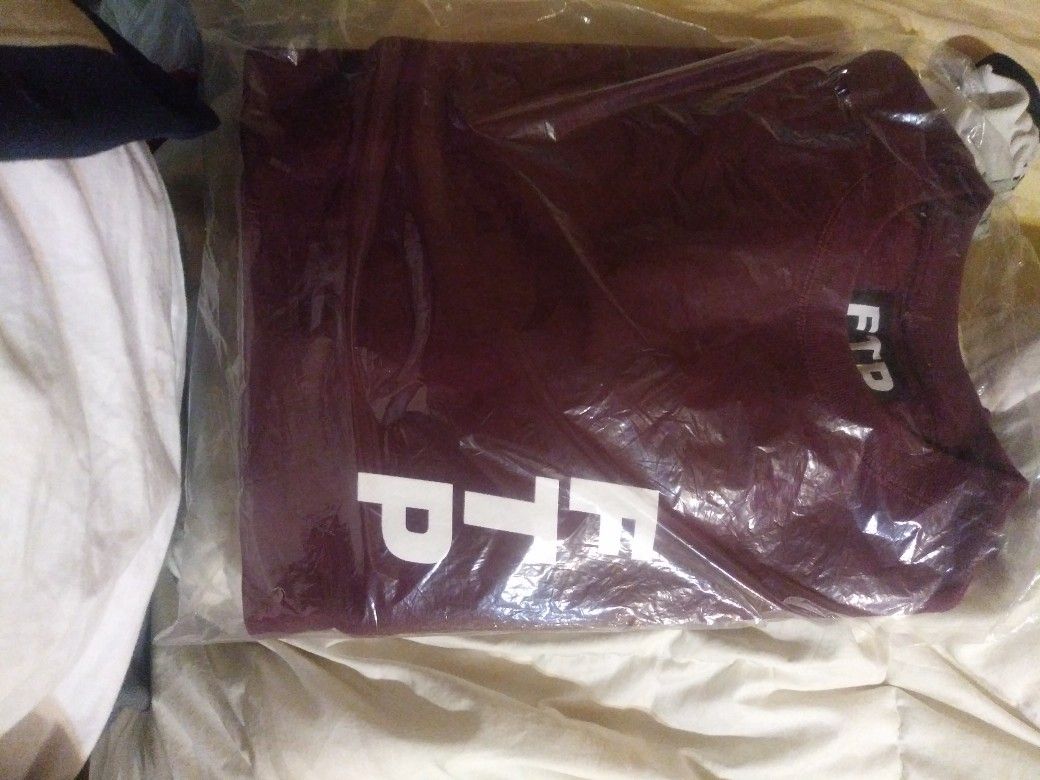 ftp maroon crewbeck size medium ds