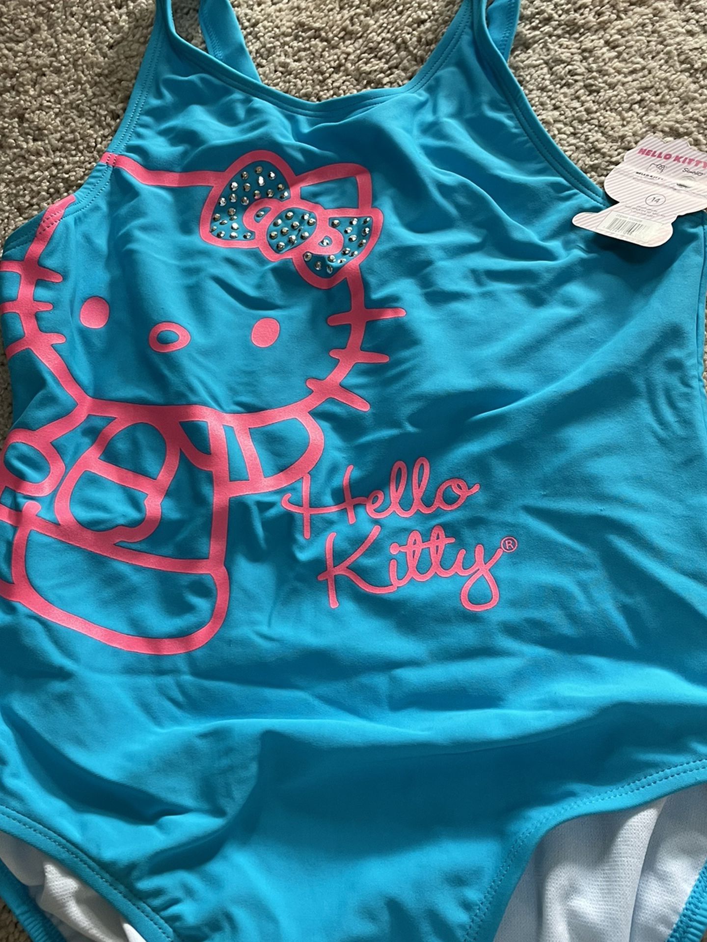 Hello Kitty Girls Swim Suit NWT